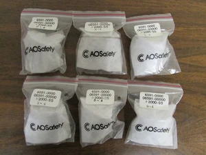 6 Pairs AOSafety Protective Eyewear - Side Shield 06591-00000 Clear New - Picture 1 of 2