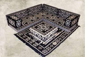 Orientalische Sitzecke,  Ottomane, Sark Kösesi, 13-tlg. Orientalische Sitzgruppe - Bild 1 von 3