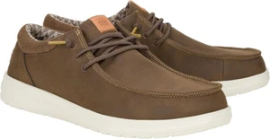 Zapatos Mocasines Hey Dude Paul Clásicos Marrón Nubuck Resistentes al Agua Para Hombre - Imagen 1 de 6