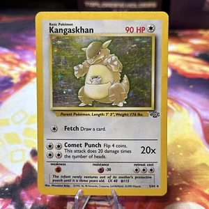 Pokémon TCG Kangaskhan Jungle 5/64 Holo Unlimited Holo Rare - Picture 1 of 2