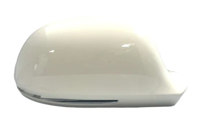 #7 WHITE RIGHT PASSENGER MIRROR COVER LANE ASSIST FOR AUDI A4 A5 A6 A8 2008-2011 - Image 1 of 4