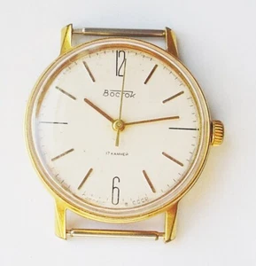 RARE VINTAGE COLLECTIE SOVIET RUSSIAN WOSTOK 2409 WATCH 60s AU20 Serviced - Bild 1 von 11
