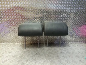 BMW X5 24V E3 6 DOHC 2002 SET OF 2 REAR LEATHER HEADRESTS  - Picture 1 of 6