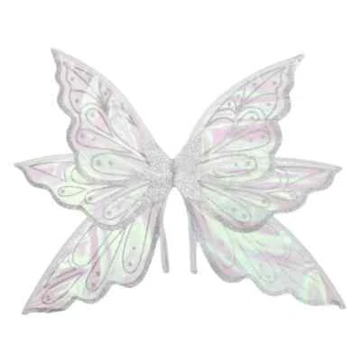 Alas de hadas brillantes alas de ángel de organza alas de mariposa para adultos niñas Foto 1 de 4