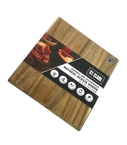 St Clare Rectangular Slim Board Acacia Hardwood Dimensions - 27 x 22.5 x 1.25cm - Picture 1 of 5
