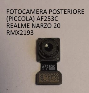 FOTOCAMERA POSTERIORE (PICCOLA) REALME NARZO 20 RMX2193 ORIGINALE - Foto 1 di 1