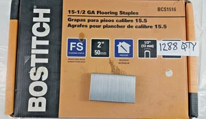 Bostitch BCS1516 15-1/2 Stärke 2 Zoll Hartholz Bodenbelag Heftklammer Stck 1288 15,5 - Bild 1 von 4