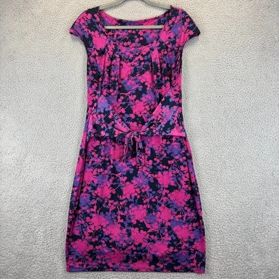 Vestido Chadwicks Shape Benefits Talla 14 Floral Imitación Envoltura Carrera Elastizado Frontal Corbata Foto 1 de 4