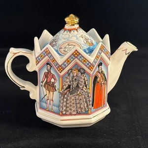 Sadler Teekanne Fighting the Spanish Armada 1588 Elizabeth I Queen Eng Serie - Bild 1 von 14