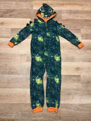 Boys Dinosaur Monster All In One Pyjamas Fancy Dress Halloween Costume 8-10 year - Image 1 of 4