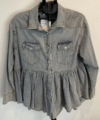 NWT 143 story By line Up Denim jacket Size Large  - Image 1 of 4