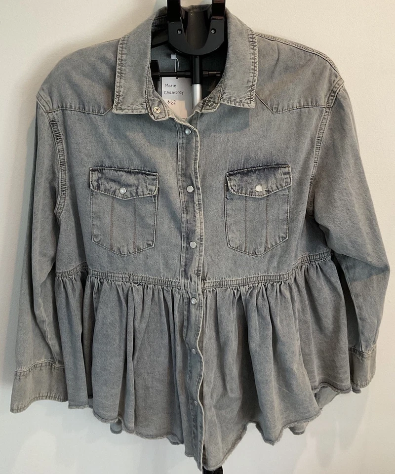 NWT 143 story By line Up Denim jacket Size Large  - Image 1 of 4