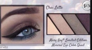 MARY KAY Mineral Eye Color Quad    CHAI LATTE. Discontinued. New. - Picture 1 of 4