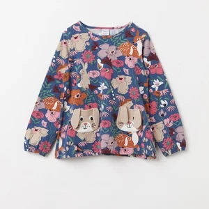 EUC $80 Polarn O Pyret Girls Top & Leggings Organic Cotton BUNNY 6-8 Yr 122 128 - Picture 1 of 16
