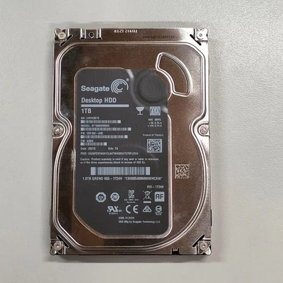 Seagate 1TB 3.5" SATA HDD 6Gbps 7200 RPM 64MB ST1000DM003 Apple iMac 655-1724H - Image 1 of 4