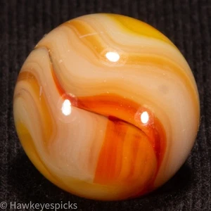 JABO CLASSIC Swirl Marble 5/8"- Mint Hawkeyespicks sg - Picture 1 of 6