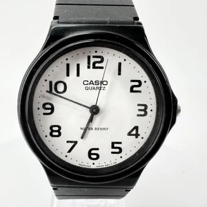 Casio Men's MQ-24 Analog Black Resin Strap Watch - Picture 1 of 17