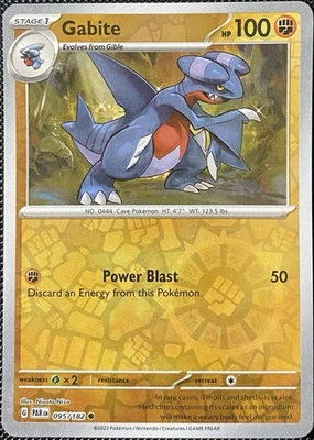 Gabite 095/182 SV04: Paradox Rift Reverse Holo - Pokémon Card - Image 1 of 2