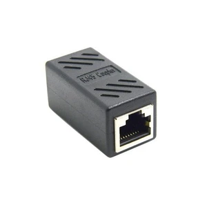 1Pc Extender Female to Female RJ45 Internet LAN Connector Adapter Coupler hot#D - Afbeelding 1 van 5