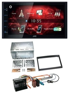 JVC DAB USB Bluetooth 2DIN MP3 Autoradio für Citroen Berlingo C2 C3 Jumpy Profi - Picture 1 of 5