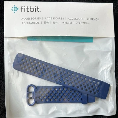 Fitbit Charge 3 - Correa de reloj grande de repuesto deportiva azul marino FB168SBNVL Foto 1 de 4
