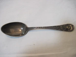 OLD VINTAGE 1901 W.MC KENLY LYDA XMAX STERLING SILVER SOUVENIR SPOON - Picture 1 of 4