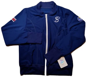 SOFIBELLA US Open Series Connecticut Tennis Women Medium Tailored Bomber NEW - Picture 1 of 16