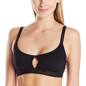 2(X)IST Women's Micro and Mesh Bralette, Black, Large - Picture 1 of 1