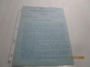 NEW YORK STATE AUTOMOBILE ASSOC NY H H MUNDY SGN LETTER MAY 20 1904 - Picture 1 of 4