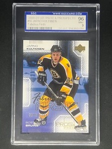 JARNO KULTANEN 2000-01 UD Pros & Prospects Rookie RC #/1000 SGC 9 MINT | Bruins