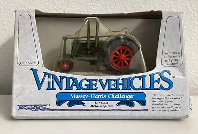 ERTL Vehículos de Colección Diecast Metal Massey Harris Challenger Tractor Nuevo en Caja 1/43 Foto 1 de 4