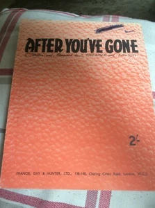 Sheet Music After You've Gone Creamer and Layton - Picture 1 of 1