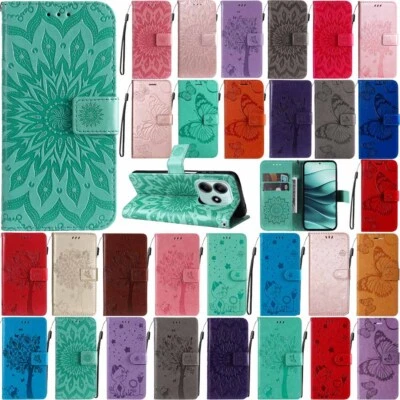 For Xiaomi Redmi Note 14 13 Pro 14C 13C Magnetic Flip Wallet Leather Case Cover - Image 1 of 4