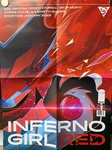 Image Comics - Inferno Girl Red Promo 2022 Folded Poster 18" x 24" - Picture 1 of 4