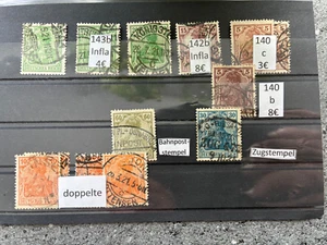 DR Lot Jahr 1920/21 gestempelt - Bild 1 von 1