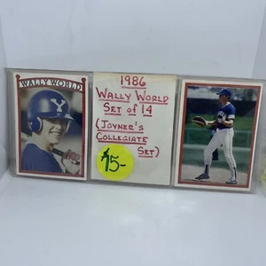 !986 Utah Sports MLB Wally Joyner (Wally World) BYU 14-Card Set G2-1 - Picture 1 of 5