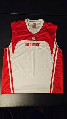 Camiseta deportiva de baloncesto seca para hombre Ohio State Buckeyes Nike Team Elite Fit L Lebron Foto 1 de 4