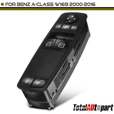 Interruptor ventana delantero izquierdo mercedes-benz w169 a160 a180 a200 00-16 1698206510 Foto 1 de 4