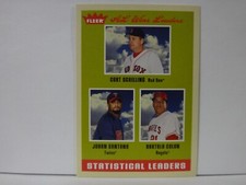 2005 Fleer Tradition Curt Schilling Johan Santana Bartolo Colon #3