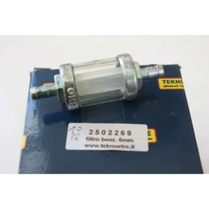 Filtro carburante Filtro benzina attacco 6mm TEKNOETRE Fuel filter - Foto 1 di 2