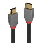 Lindy 10m Standard HDMI Cable, Anthra Line, Long Length, Gold Plated, Ethernet,