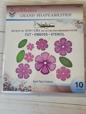 Spellbinders Grand Calibur Dies-Grand Peony Creations - Image 1 of 2