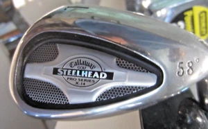 W@W CALLAWAY Steelhead X-14 Pro Series 58* Lob Wedge steel shaft RH 35.25 in - Picture 1 of 8