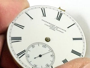 Antique Goldsmiths' Alliance Ltd Pocket Watch Movement Cornhill London c1890s - Picture 1 of 12