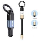 Cord Keychain USB Data Cable Fast Charging Cable 3.1A Max Micro Type-C To USB A