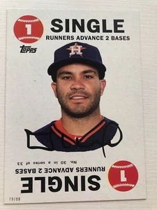 2015 Topps Archives Play Ball 5x7 Jumbo 1968 /99 Jose Altuve Astros - Picture 1 of 1