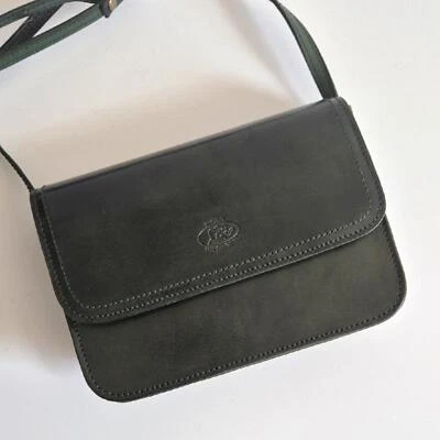 Bolso Bandolera Vintage Avorio The Original Cuero Verde Oscuro Bolso Bandolera Foto 1 de 4