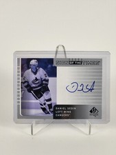 2001-02 SP Authentic Sign of the Times Auto Daniel Sedin