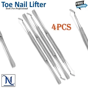 4PCS Toe Nail Lifter Nail Cleaner Manicure Pedicure Chiropody Podiatry - Picture 1 of 4