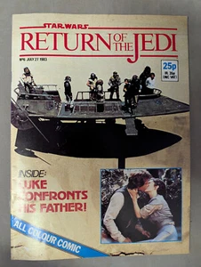 Return of the Jedi Nr. 6 27. Juli 1983, Star Wars Weekly UK, Marvel Comic - Bild 1 von 2